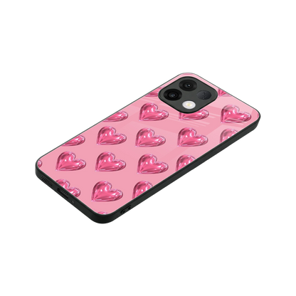 Chrome Blush stylish phone case for oppo k13 5g | glossy glass and slim fit