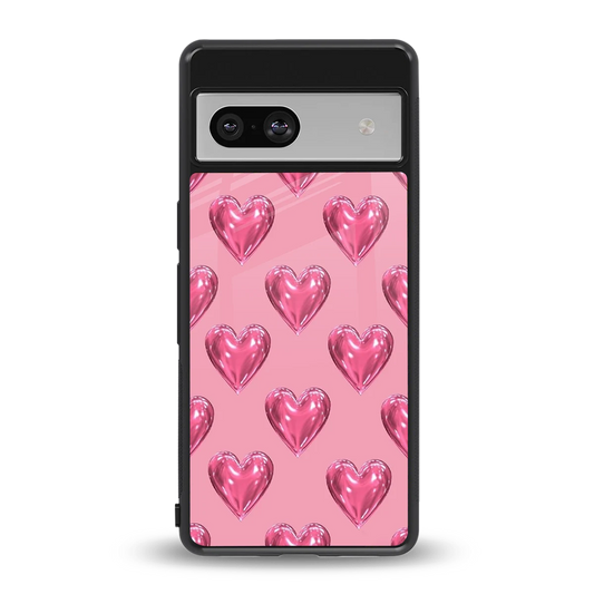 Chrome Blush back phone cover | glass case for google pixel 7