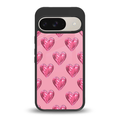 Chrome Blush back phone cover | glass case for google pixel 9