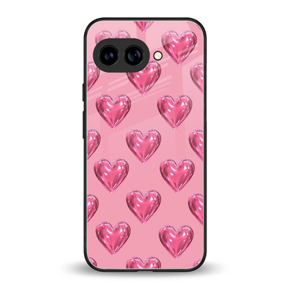 Chrome Blush back phone cover | glass case for google pixel 10a