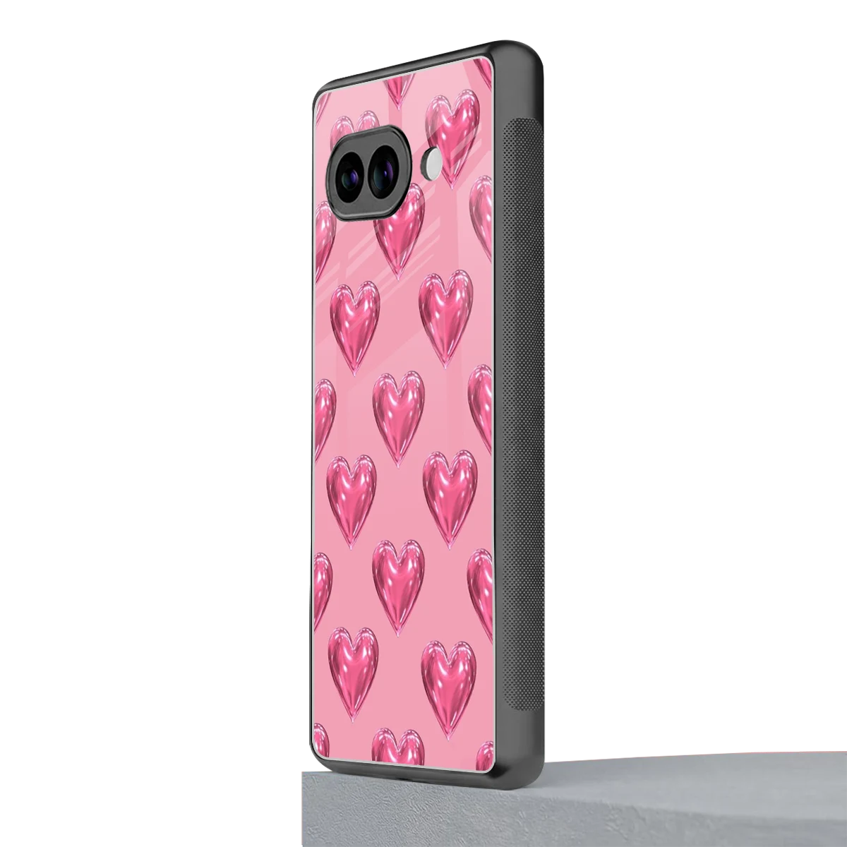 Chrome Blush google pixel 10a mobile cover | shockproof glass phone case
