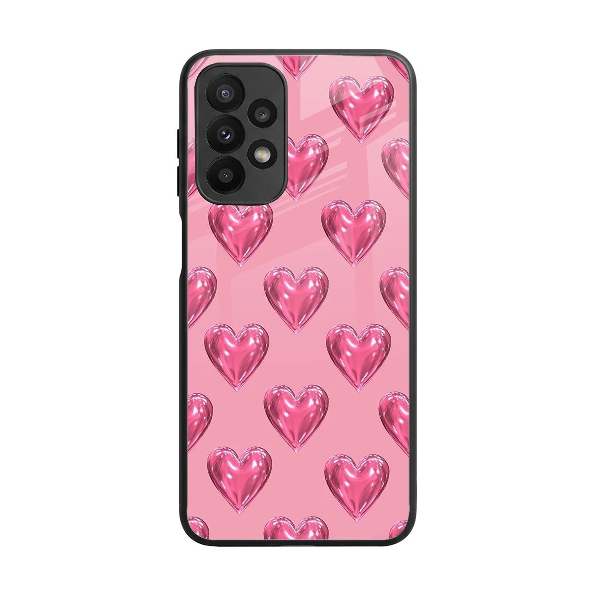Chrome Blush back phone cover | glass case for samsung galaxy a23