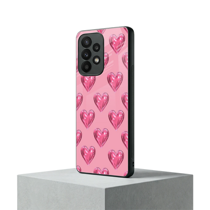 Chrome Blush samsung galaxy a23 mobile cover | shockproof glass phone case