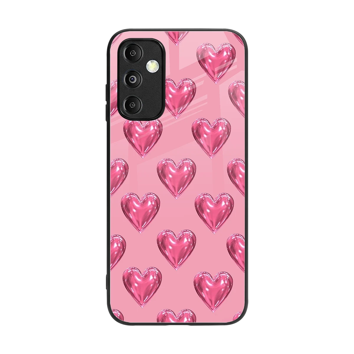Chrome Blush back phone cover | glass case for samsung galaxy m14 5g