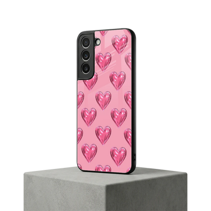 Chrome Blush samsung galaxy s22 mobile cover | shockproof glass phone case
