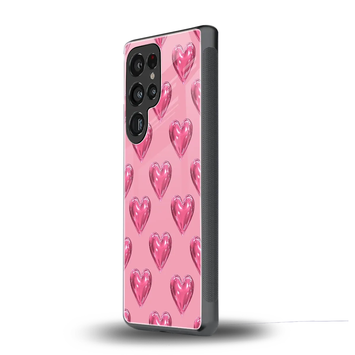Chrome Blush samsung galaxy s25 ultra mobile cover | shockproof glass phone case