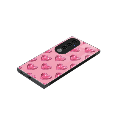 Chrome Blush stylish phone case for vivo v40 pro | glossy glass and slim fit