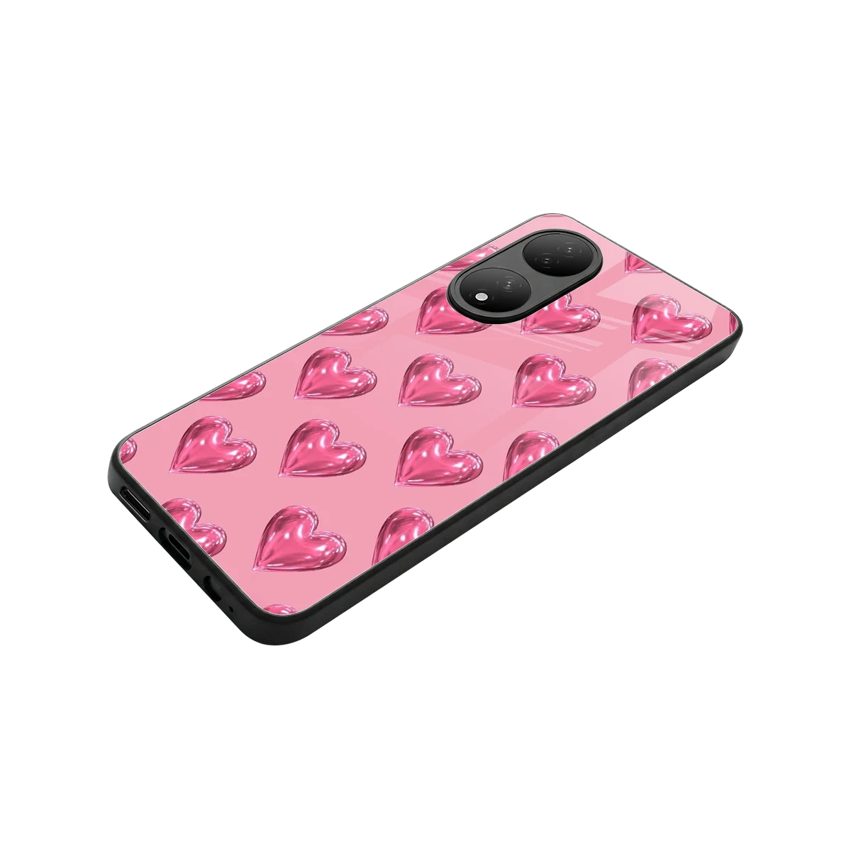 Chrome Blush stylish phone case for Vivo-y100 | glossy glass and slim fit