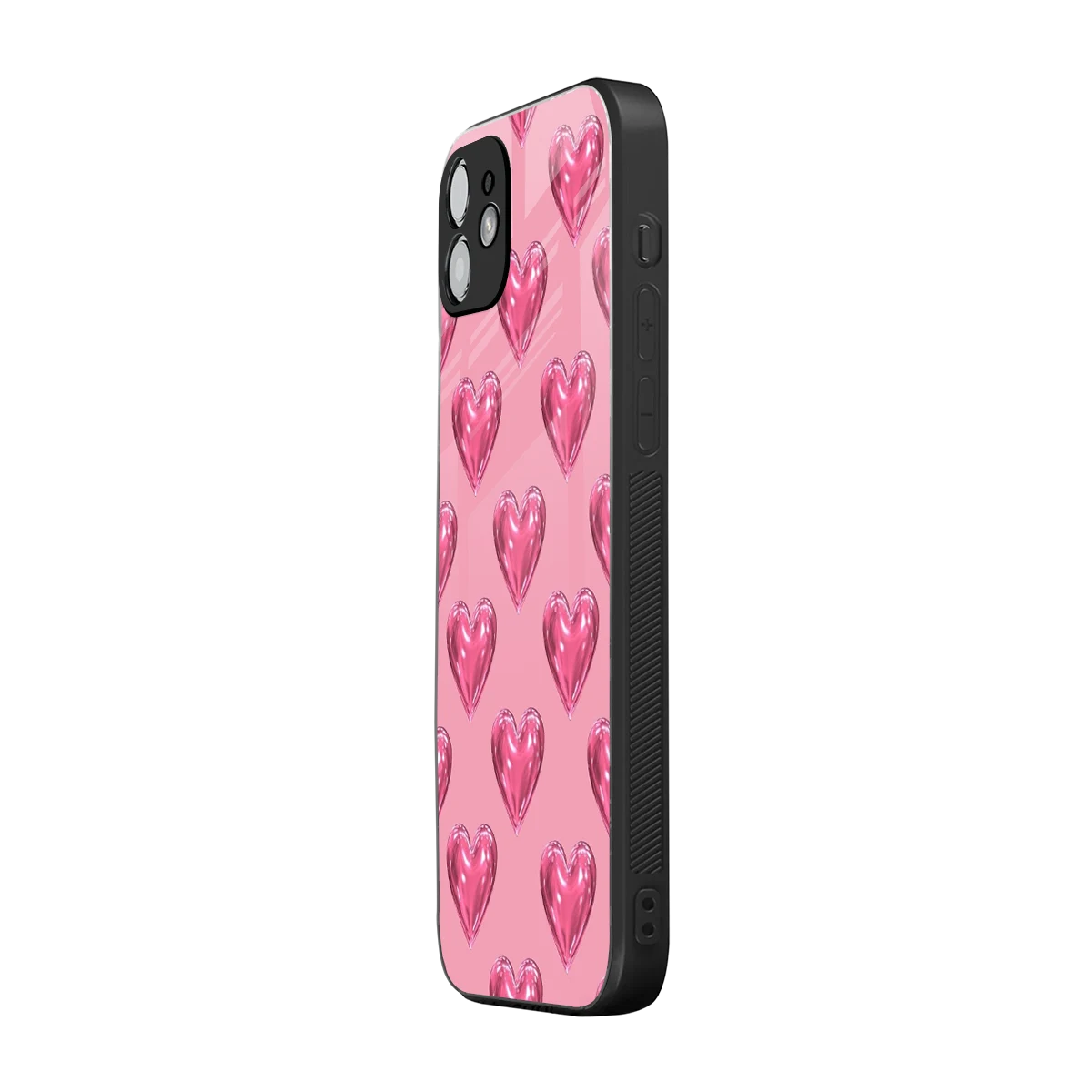 Chrome Blush iphone 12 mobile cover | shockproof glass phone case