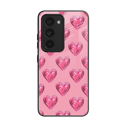 Chrome Blush back phone cover | glass case for redmi 15 5g