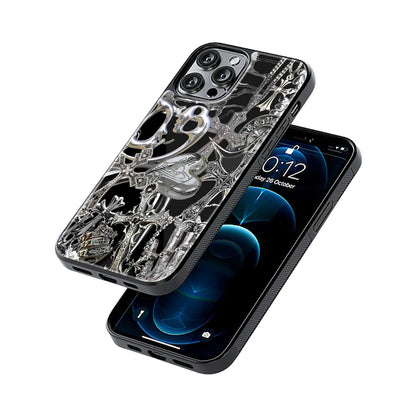Protective Glass Back Phone Case Compatible with iPhone, Samsung, OnePlus, Pixel & More