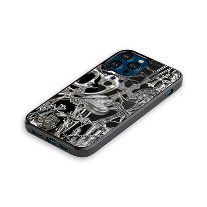 Luxury Glass Back Mobile Cover for iPhone, Samsung Galaxy, OnePlus, Pixel, Redmi & More