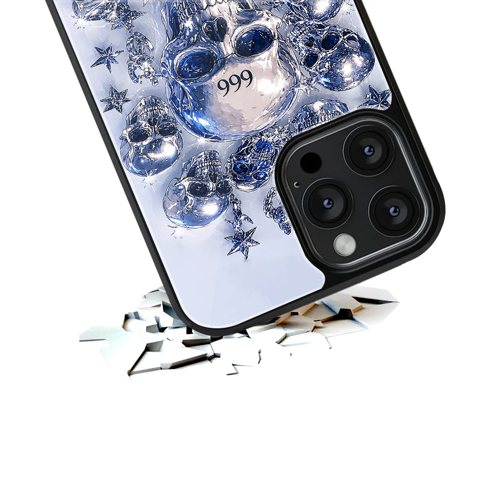 Durable Glass Back Mobile Case for iPhone, Samsung, OnePlus, Google Pixel, Redmi, Vivo, Oppo