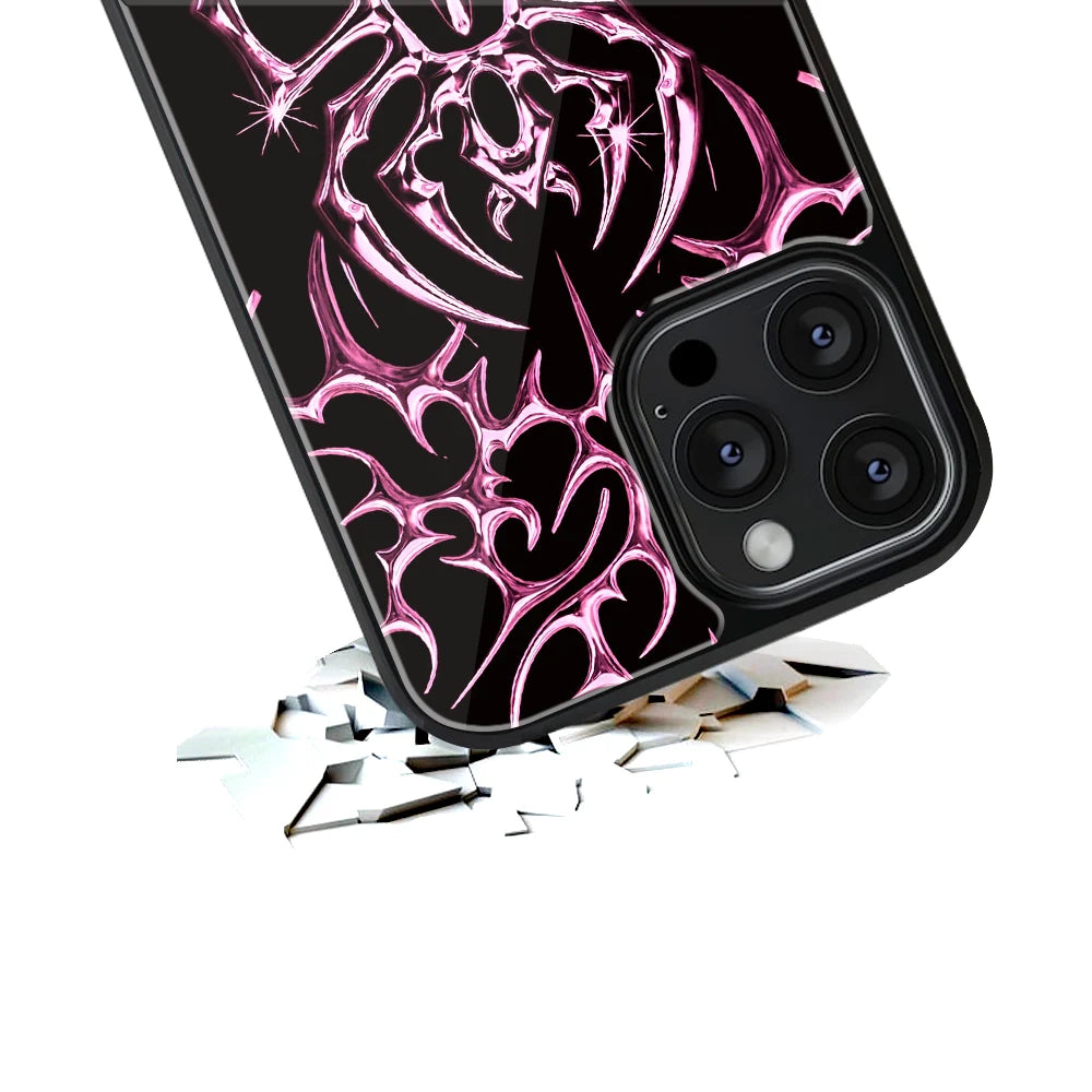 Durable Glass Back Mobile Case for iPhone, Samsung, OnePlus, Google Pixel, Redmi, Vivo, Oppo