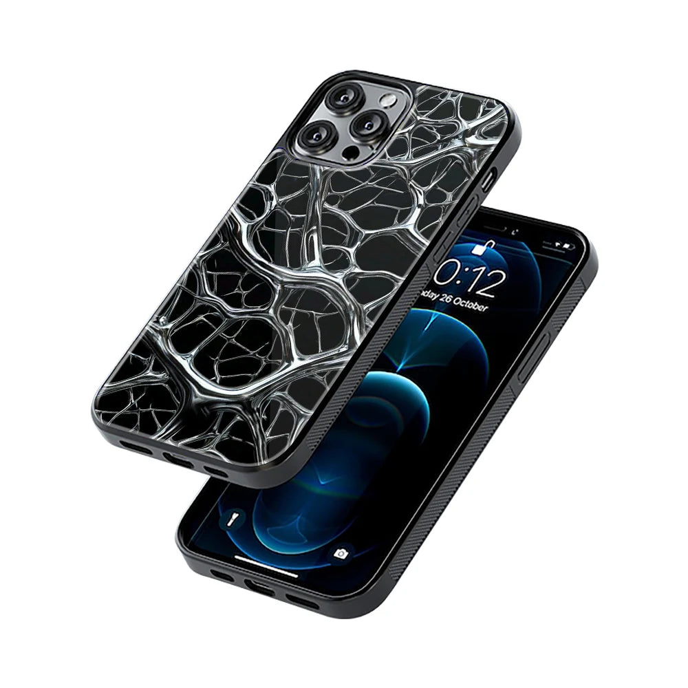 Protective Glass Back Phone Case Compatible with iPhone, Samsung, OnePlus, Pixel & More