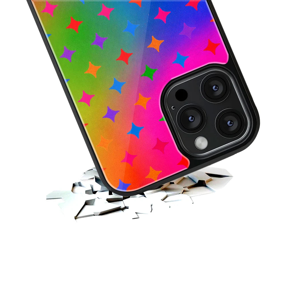 Durable Glass Back Mobile Case for iPhone, Samsung, OnePlus, Google Pixel, Redmi, Vivo, Oppo
