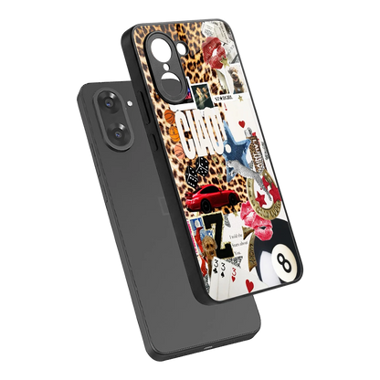 Ciao Luxe sleek oneplus nord ce5 5g cover with tempered glass back and TPU edges