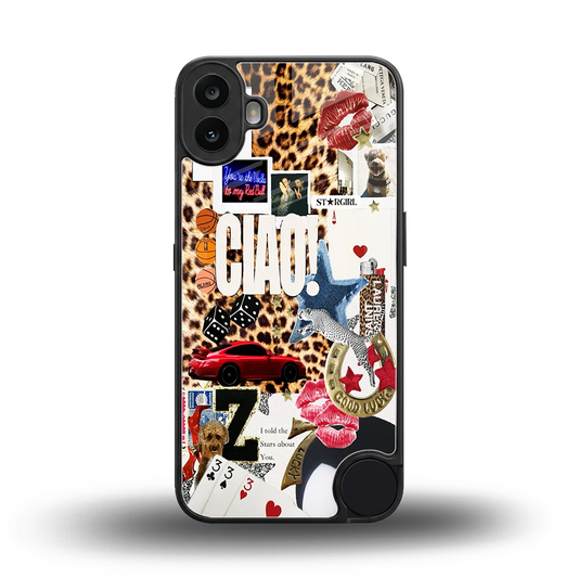 Ciao Luxe back phone cover | glass case for cmf nothing phone 1