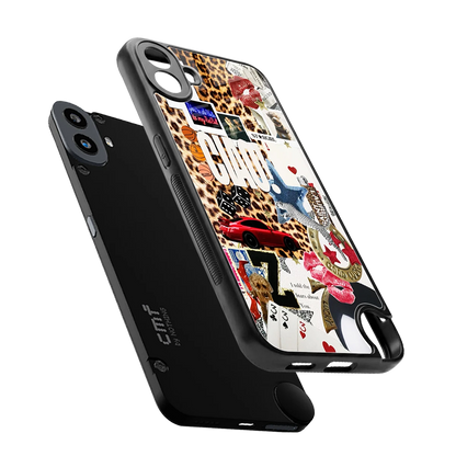 Ciao Luxe sleek cmf nothing phone 1 cover with tempered glass back and TPU edges