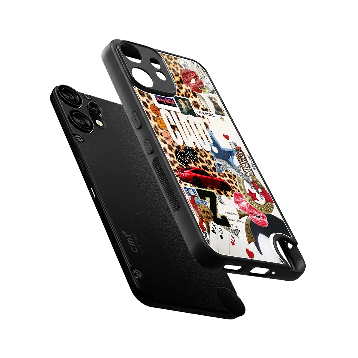 Ciao Luxe sleek cmf nothing phone 2 pro cover with tempered glass back and TPU edges