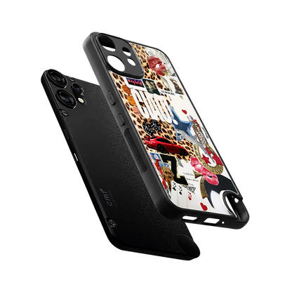 Ciao Luxe sleek cmf nothing phone 2 pro cover with tempered glass back and TPU edges