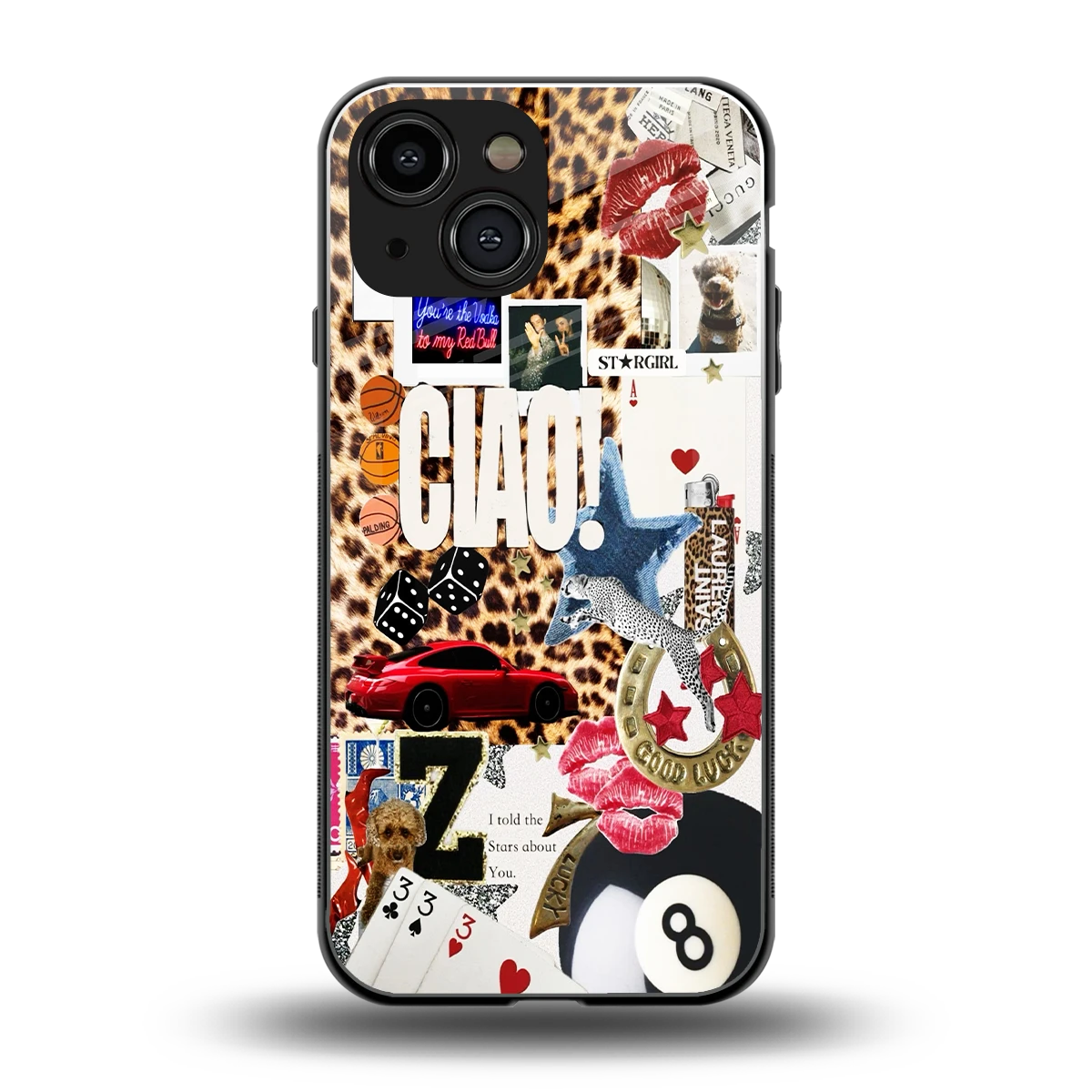 Ciao Luxe back phone cover | glass case for iphone 13 mini