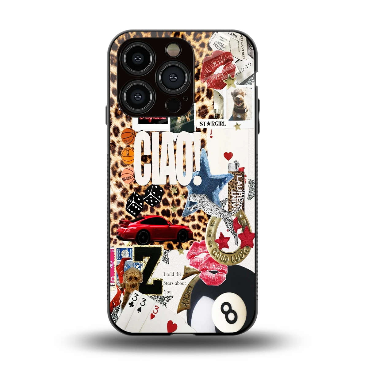Ciao Luxe back phone cover | glass case for iphone 13 pro