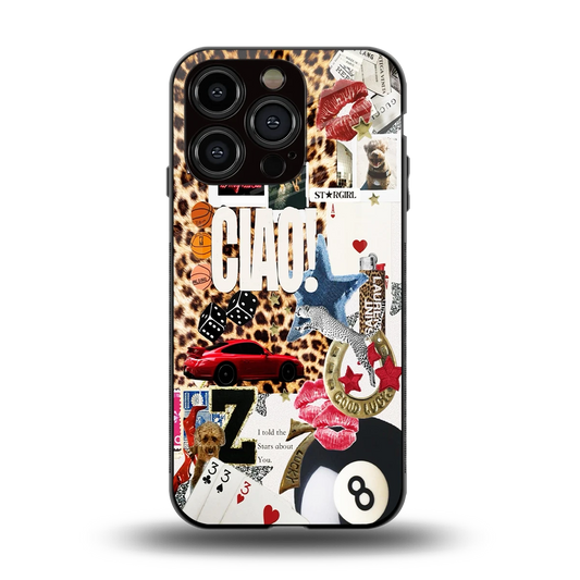 Ciao Luxe back phone cover | glass case for iphone 13 pro