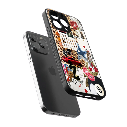 Ciao Luxe sleek iphone 13 pro cover with tempered glass back and TPU edges