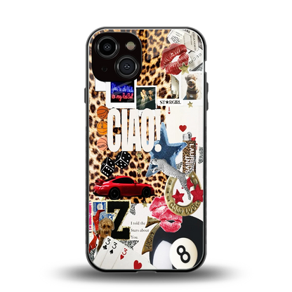 Ciao Luxe back phone cover | glass case for iphone 13