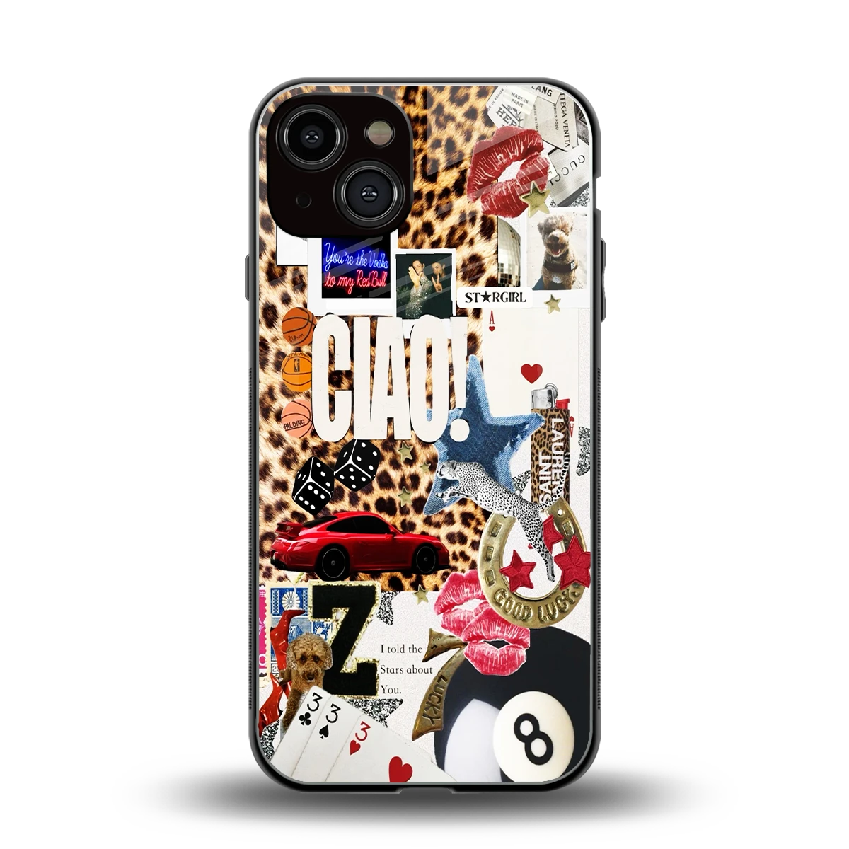 Ciao Luxe back phone cover | glass case for iphone 14