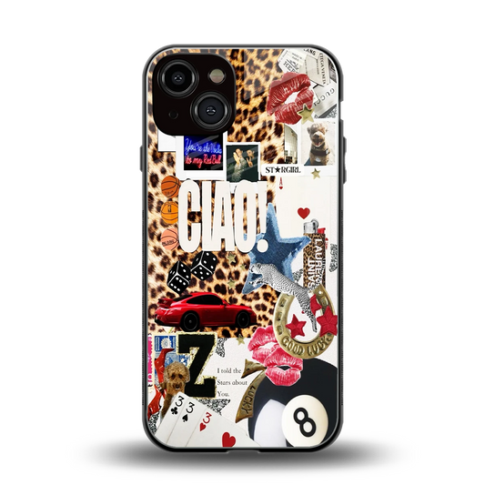 Ciao Luxe back phone cover | glass case for iphone 14
