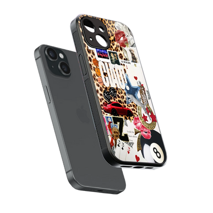 Ciao Luxe sleek iphone 13 cover with tempered glass back and TPU edges