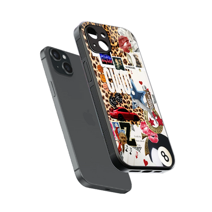 Ciao Luxe sleek iphone 15 plus cover with tempered glass back and TPU edges