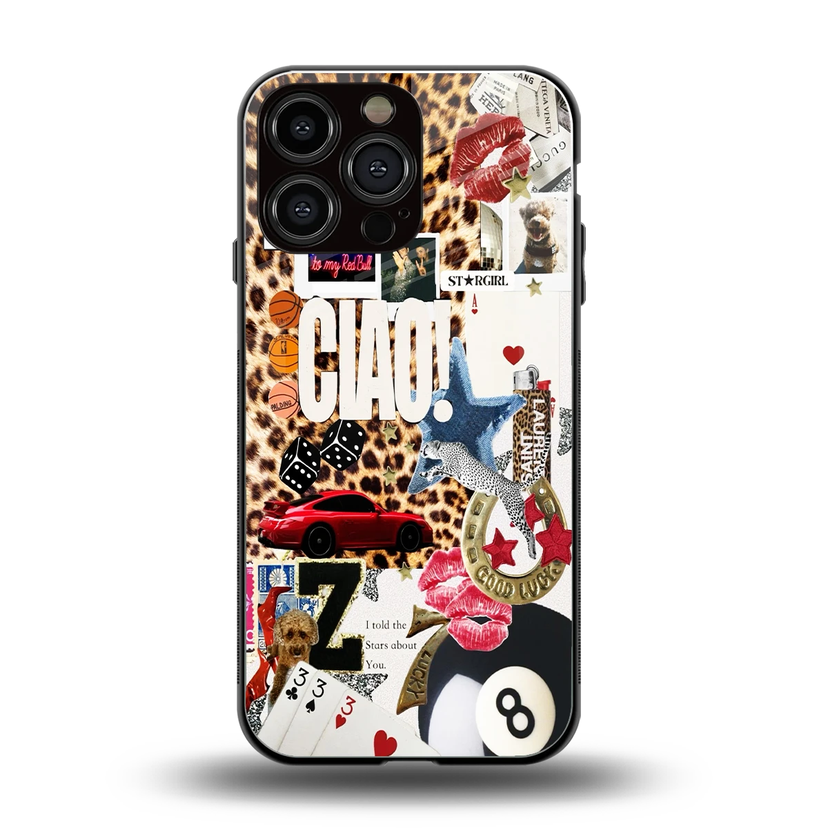 Ciao Luxe back phone cover | glass case for iphone 15 pro max