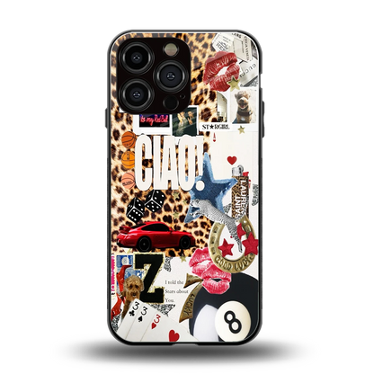 Ciao Luxe back phone cover | glass case for iphone 15 pro max
