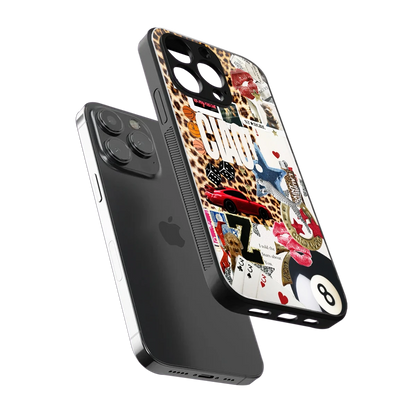 Ciao Luxe sleek iphone 15 pro max cover with tempered glass back and TPU edges