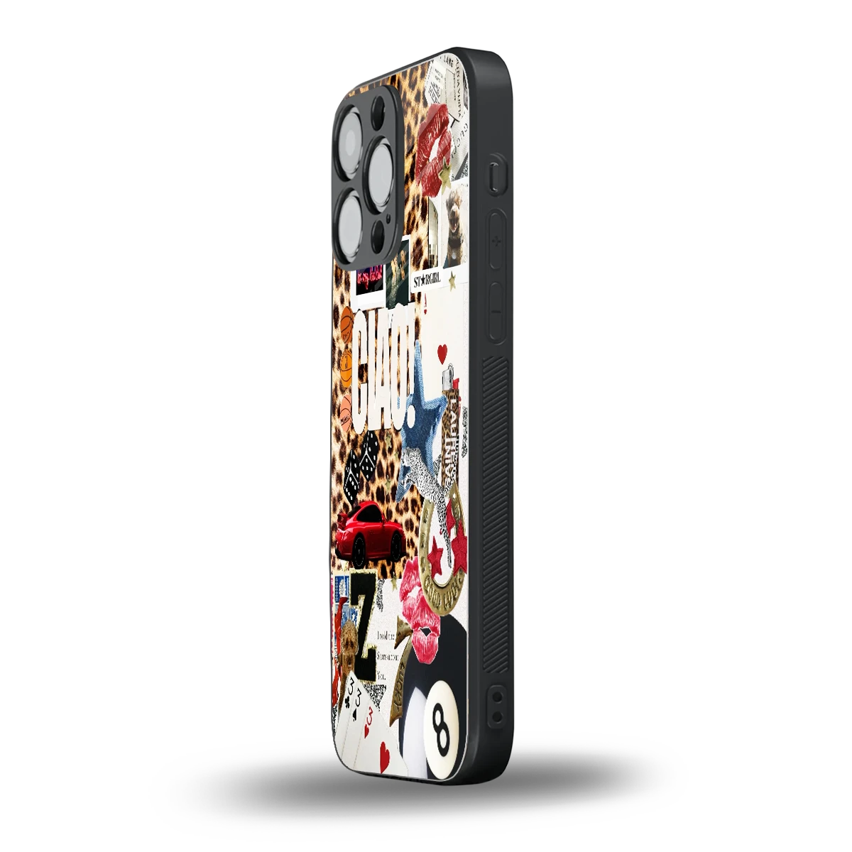 Ciao Luxe iphone 15 pro max mobile cover | shockproof glass phone case
