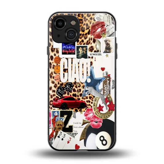 Ciao Luxe back phone cover | glass case for iphone 15
