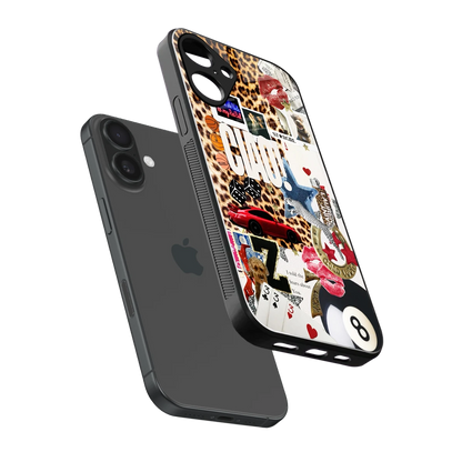 Ciao Luxe sleek iphone 16 plus cover with tempered glass back and TPU edges