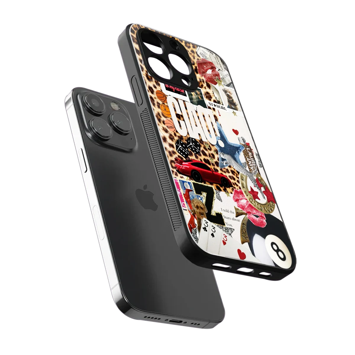 Ciao Luxe sleek iphone 16 pro max cover with tempered glass back and TPU edges