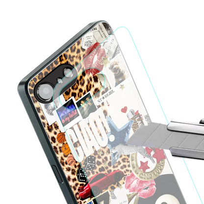 Ciao Luxe stylish phone case for iphone 16e | glossy glass and slim fit
