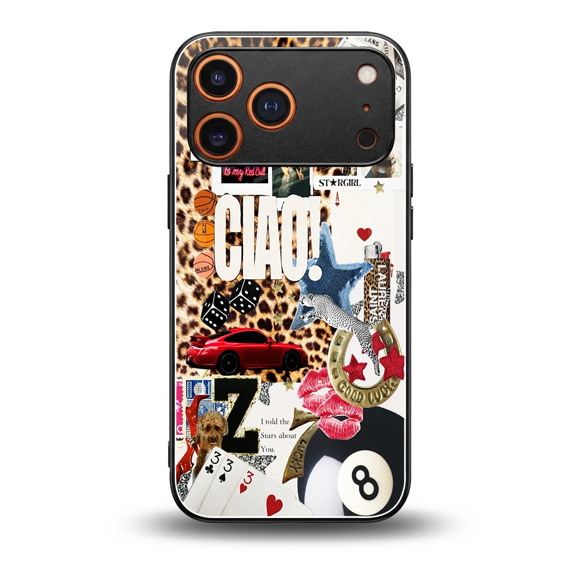 Ciao Luxe back phone cover | glass case for iphone 17 pro max