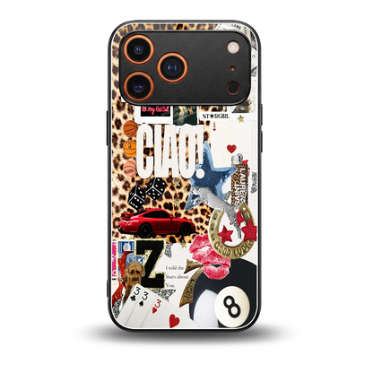 Ciao Luxe back phone cover | glass case for iphone 17 pro max