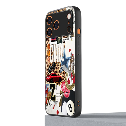 Ciao Luxe iphone 17 pro max mobile cover | shockproof glass phone case