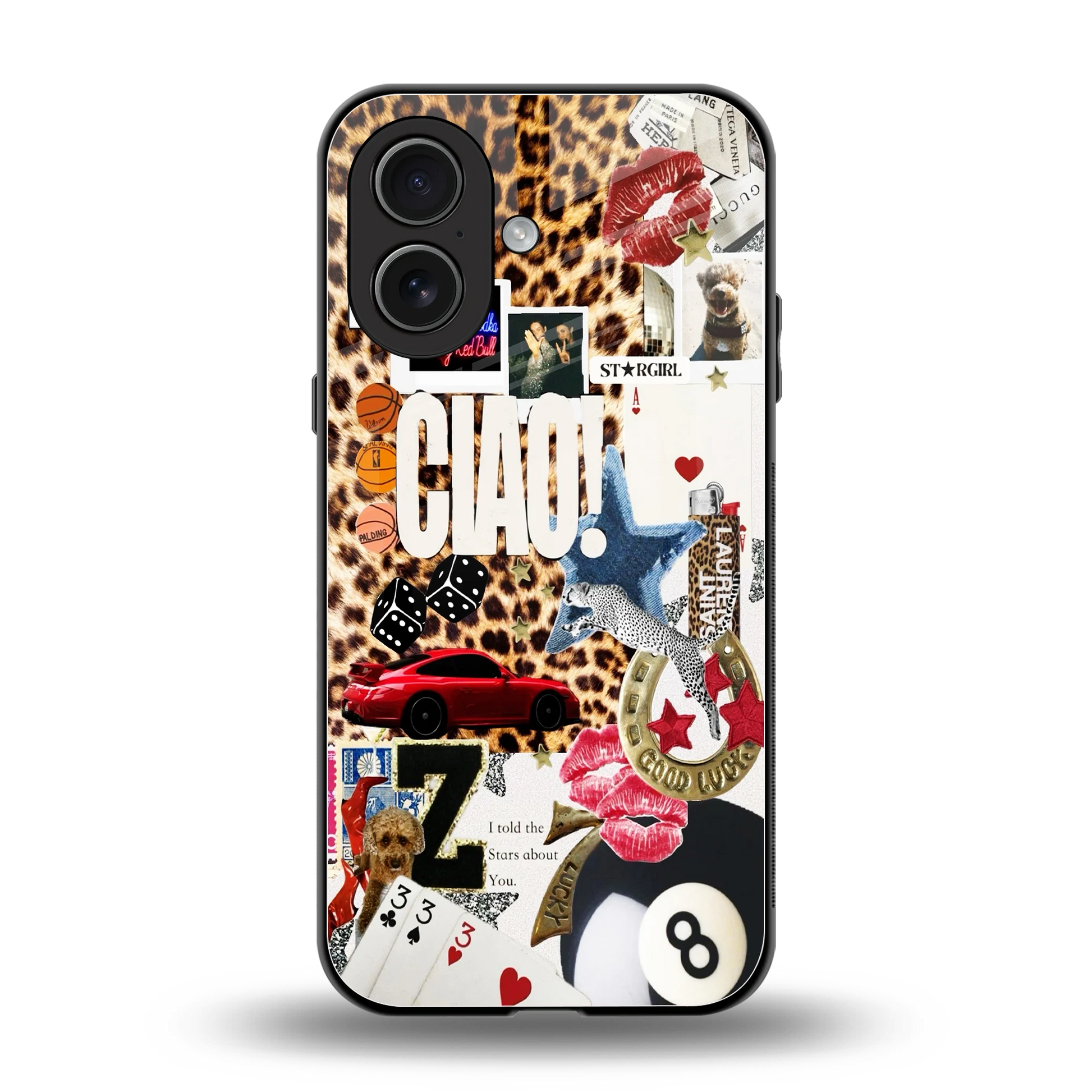 Ciao Luxe back phone cover | glass case for iphone 17