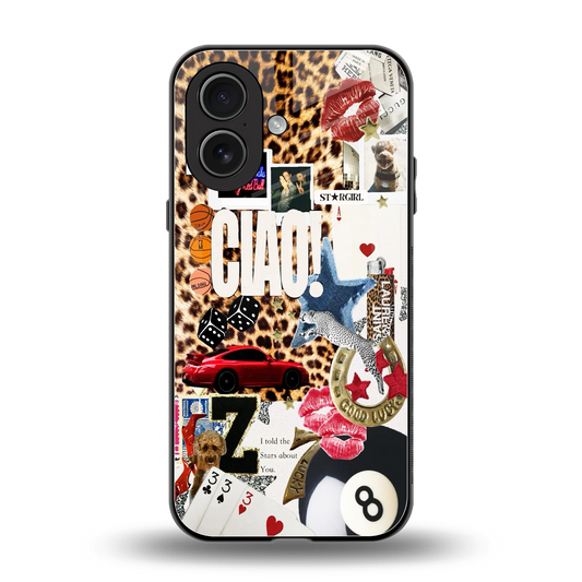 Ciao Luxe back phone cover | glass case for iphone 17