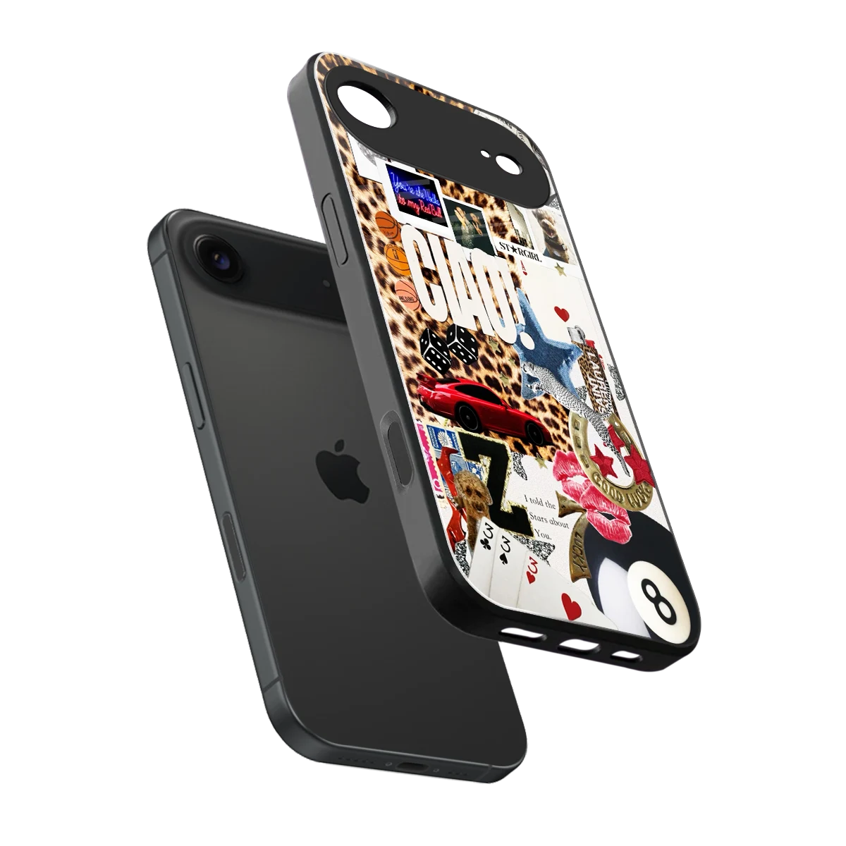 Ciao Luxe sleek iphone air cover with tempered glass back and TPU edges