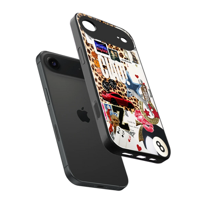 Ciao Luxe sleek iphone air cover with tempered glass back and TPU edges