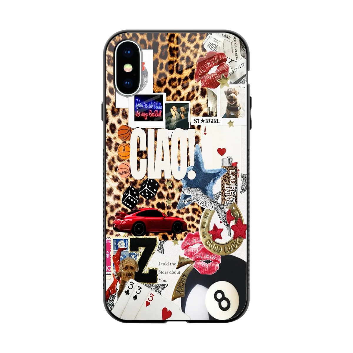 Ciao Luxe back phone cover | glass case for iphone x